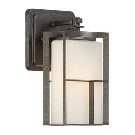 Designers Fountain Charcoal One Light Outdoor Wall Lantern from the Braxton Collection 31811-CHA